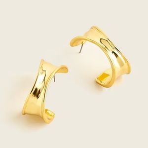 NWT J Crew Silver-plated Deep-Dip Earrings